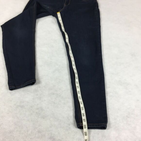 No Boundaries High Rise Skinny Leg Jeans Size 11 Womens Dark Blue Wash Denim - Picture 6 of 6